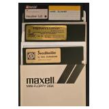 LL-FR - Vintage Apple II Plus Computer System with Disk Drive, Monitor, Accessories, and Vintage Games