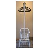 LL-FR - Rolling Laundry Cart with Locking Wheels and Hangers