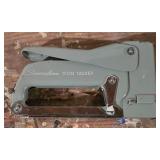 LL-S - Wood Workbench with Assorted Hand Tools and Accessories