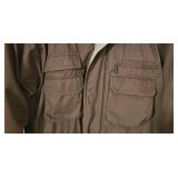 LL-FR - Aberdeen Brown Outdoor Jacket Size MT/ML with Hood