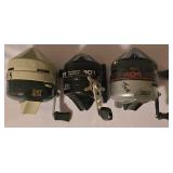LL-FR - Lot of 3 Zebco Spincast Fishing Reels Models 404 and 101