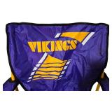 LL-FR - Pair of Minnesota Vikings Folding Camp Chairs with Carry Bags