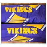 LL-FR - Pair of Minnesota Vikings Folding Camp Chairs with Carry Bags