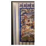 LL-FR - "Remember When..." Framed Collage Brooklyn Dodgers Memorabilia Poster