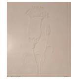 LL-FR - Framed Embossed Flower Artwork H/C Sunshine Signed