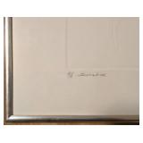 LL-FR - Framed Embossed Flower Artwork H/C Sunshine Signed