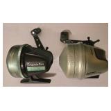 LL-FR - Pair of Johnson Crappie-Pro 230 and TangleFree 8 Fishing Reels