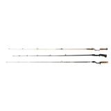 LL-FR - Lot of 3 Casting Fishing Rods with ABU Garcia XL Plus Graphite