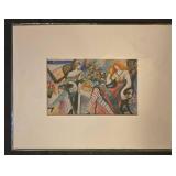 LL-FR - Set of 4 David PH Wong Matted Art Prints and 2 Art Photos