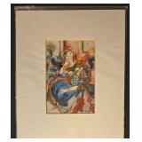 LL-FR - Set of 4 David PH Wong Matted Art Prints and 2 Art Photos