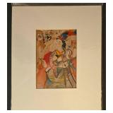 LL-FR - Set of 4 David PH Wong Matted Art Prints and 2 Art Photos