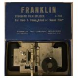 LL-FR - 8mm Film Splicer Lot with Expo 67 Movie, Reels, Splice Tapes, and Accessories