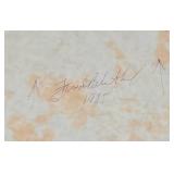 LL-FR - Pair of 1985 Fred Blumenthal Abstract Mixed Media Paintings