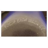 K - Kosta Boda Glass Bowl by Ulrica Hydman Vallien