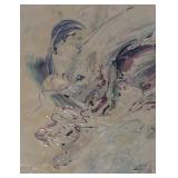 BR2 - Fred Blumenthal Original Abstract Framed Painting