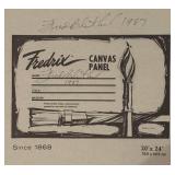 MB - Fred Blumenthal Original Unframed Abstract Acrylic Painting