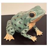 LR - Pair of Limited Edition Italian Frog Figurines