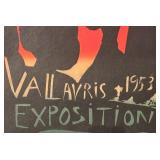 LR - Framed Vallauris 1953 Exposition Art Print