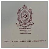 LR - Set of 3 Metal Serving Trays including Daher Decorated Ware Floral Tray