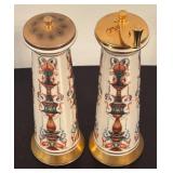LR - Lenox Lido Salt and Pepper Shakers with Ornate Design