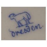 LR - Set of 2 Vintage Dresden and Bavaria Porcelain Bowls with Floral Designs