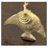 LR - Asian Mud Man Fisherman Figurine with Fishing Pole