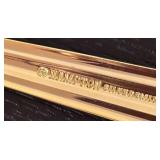 LR - Vintage Hampton Silversmiths Gold Flatware Service for 12