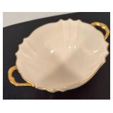 LR - Lenox Gold Trimmed Serving Bowls and Ashtray