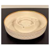LR - Lenox Gold Trimmed Serving Bowls and Ashtray