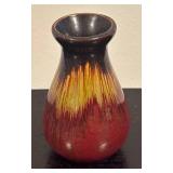 LR - Set of 2 Decorative Pottery Vases Colorful Glaze