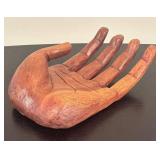 LR - Carved Wooden Hand Decor Sculpture