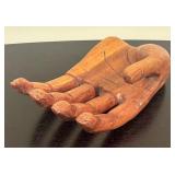 LR - Carved Wooden Hand Decor Sculpture