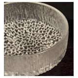 LR - Vintage Iittala Ultima Thule Footed Glass Serving Bowl
