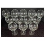 K - Set of 12 Stemmed Wine Glasses
