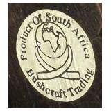 LR - Bushcraft Trading 5-Inch Wooden Hippo Figurine from South Africa