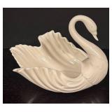 LR - Lenox Swan and Scrolled Leaf Porcelain Dish Set