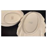 LR - Lenox Swan and Scrolled Leaf Porcelain Dish Set