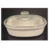 LR - Corning French White Bakeware Set