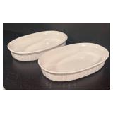 LR - Corning French White Bakeware Set
