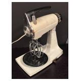 LR - Vintage Sunbeam Mixmaster Stand Mixer with 2 Mixing Bowls