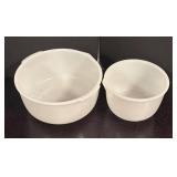 LR - Vintage Sunbeam Mixmaster Stand Mixer with 2 Mixing Bowls