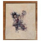 LR - Fred Blumenthal Original Abstract Painting, Unframed