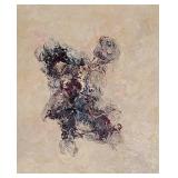 LR - Fred Blumenthal Original Abstract Painting, Unframed