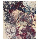 LR - Fred Blumenthal Original Abstract Painting, Unframed