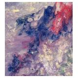 LR - Fred Blumenthal Original Abstract Painting Unframed
