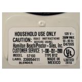 LR - Hamilton Beach Blender and Can Opener with Cuisinart Food Processor