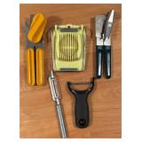 LR - Large Kitchen Utensil and Gadget Collection Including Colander, Measuring Cups, Oven Mitts and More!