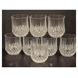 LR - Set of 8 Crystal Low Ball Glasses