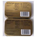 Vintage Altiods Tins with Hinged Lid and 3 Round Tins