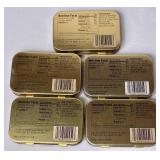 Vintage Altiods Tins with Hinged Lid and 3 Round Tins